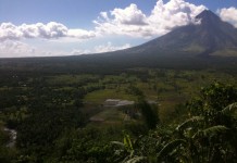 Magnifique vue sur le volcan Mayon