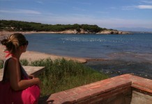 Vue sur les plages d'Empuries