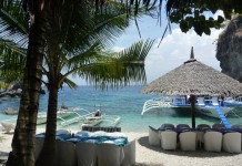 Vue du resort