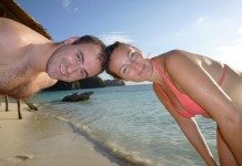 Tête à tête sur la plage
