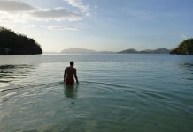 Dernière baignade de la journée